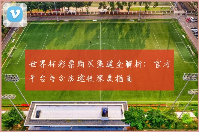 世界杯彩票购买渠道全解析:官方平台与合法途径深度指南